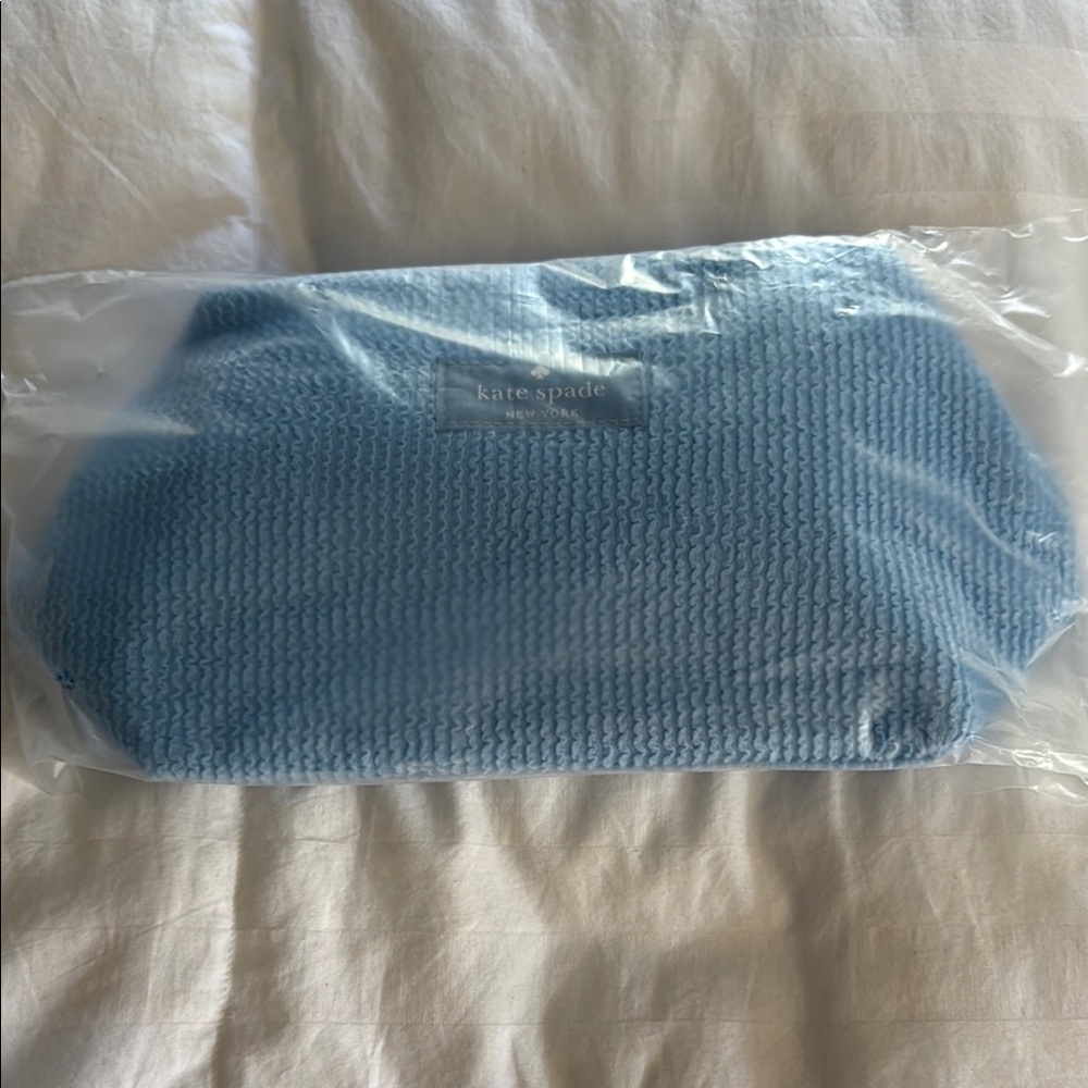 Kate Spade Textured Blue Pouch - Picture 4 of 4